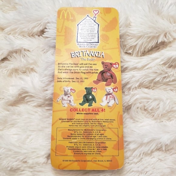 Ty Beanie Baby Bears International Collection 4 NEW - Picture 9 of 9